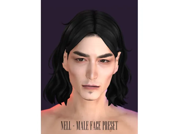 Mix Male Face Preset by NELLLE - The Sims 4 Custom Content