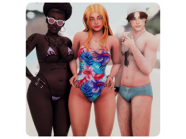 Maxis Match All Natural Body Hair Set - The Sims 4 Custom Content