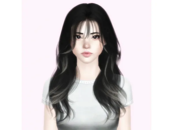 Jino Helene Hair - The Sims 3 Custom Content
