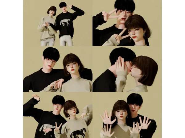 Mix 306)be my girl Ill be your man - The Sims 4 Custom Content