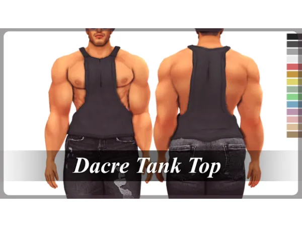 Maxis Match Dacre Tank Top by shroomgod - The Sims 4 Custom Content