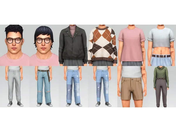 Maxis Match Unicolore Set (Remastered) by adrienpastel - The Sims 4 Custom Content