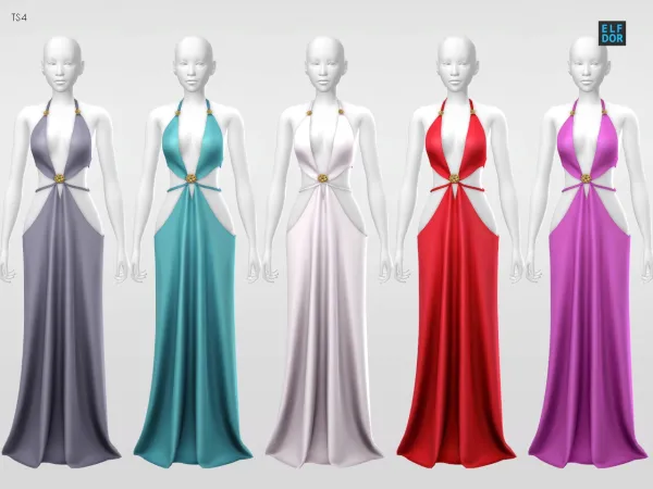 Alpha Sifix Aphrodite Dress RC - The Sims 4 Custom Content
