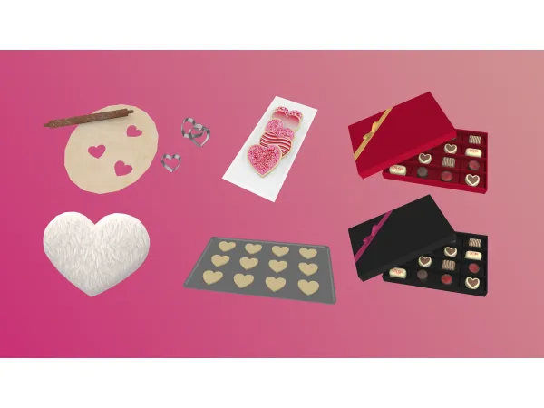 Alpha Heart Day [DOWNLOAD] by CMDesigns - The Sims 4 Custom Content