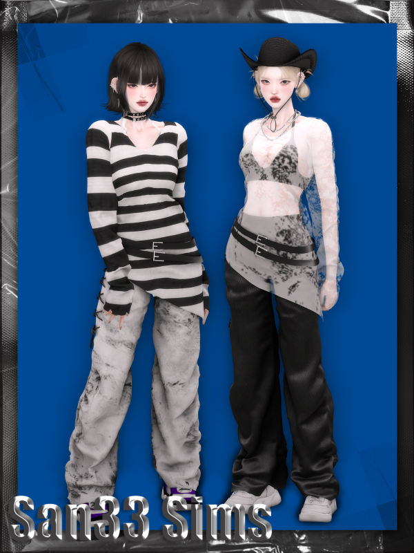 Alpha 333Restrained love suit by simsfinds - The Sims 4 Custom Content