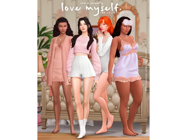Maxis Match SxC Love Myself The Collection (7 items) by Serenity - The Sims 4 Custom Content