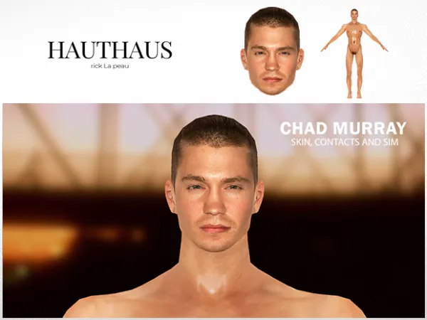 Alpha Chad Michael Murray Skin and Sim for (Super Real) by Hauthaus - The Sims 4 Custom Content