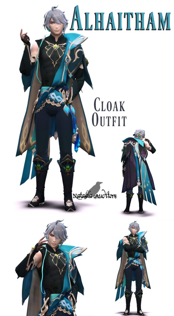 Maxis Match Alhaitham set Auditore by simsfinds - The Sims 4 Custom Content