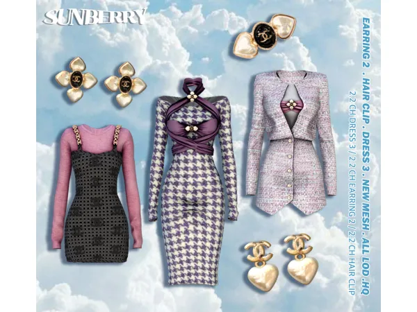 Alpha [SUNBERRY] GIFT SET 5 CHN SET22 by SUNBERRY - The Sims 4 Custom Content