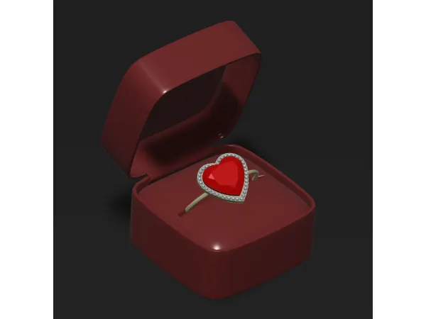 Alpha acc)Our promise ring for middle finger - The Sims 4 Custom Content