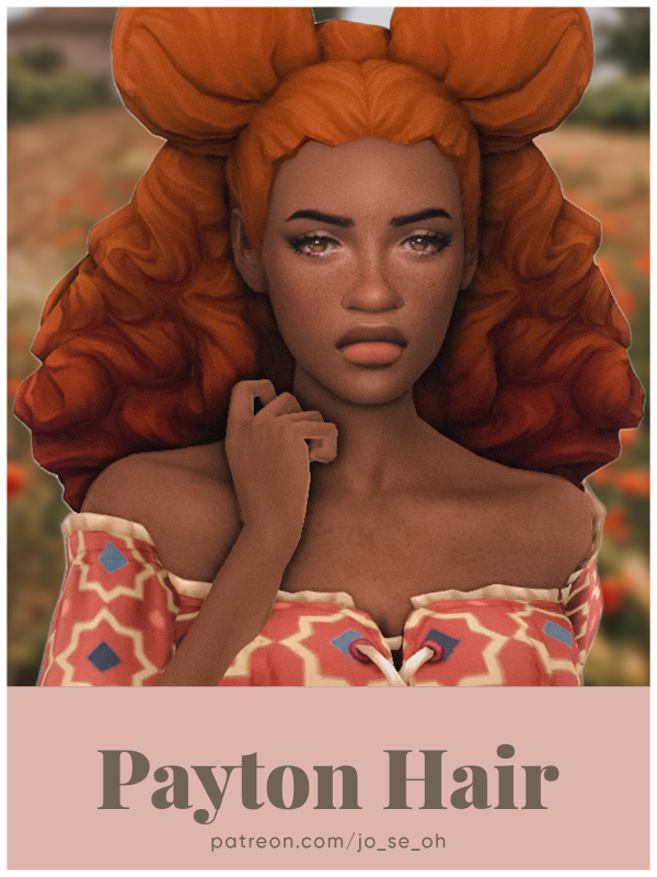 Maxis Match Payton Hair (jo_se_oh joshseoh) by simsfinds - The Sims 4 Custom Content