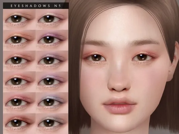 Alpha Eyeshadows N5 - The Sims 4 Custom Content