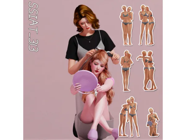 Mix 313)Beyond the rainbow - The Sims 4 Custom Content