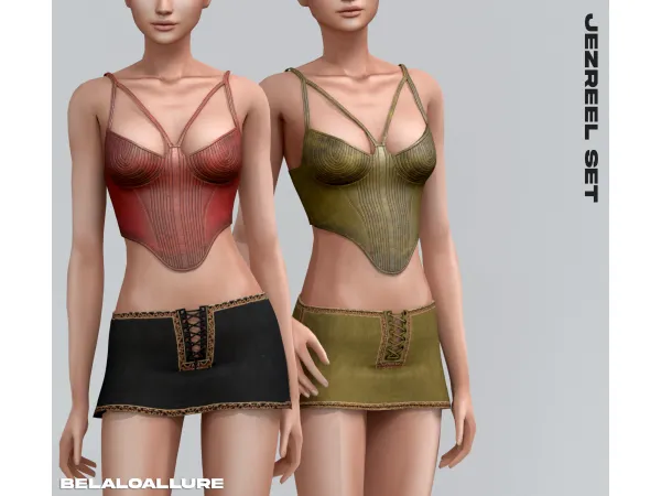Alpha Cowgirl core by Belaloallure - The Sims 4 Custom Content
