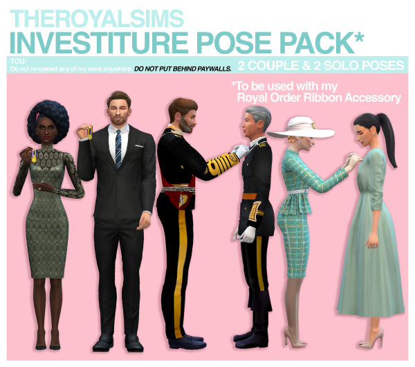 Maxis Match THEROYALSIMS INVESTITURE POSE PACK by simsfinds - The Sims 4 Custom Content