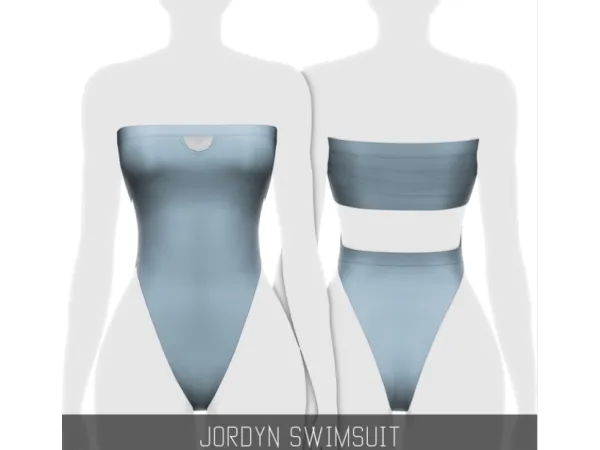 Alpha JORDYN SWIMSUIT by Simpliciaty - The Sims 4 Custom Content