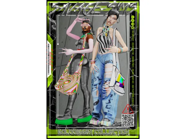 Alpha GOLDDIGGER COLLECTION BY - The Sims 4 Custom Content