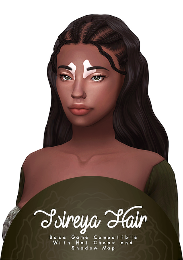 Maxis Match Tsireya Hair by simsfinds - The Sims 4 Custom Content