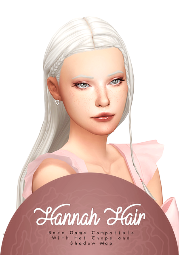 Maxis Match Hannah Hair by simsfinds - The Sims 4 Custom Content