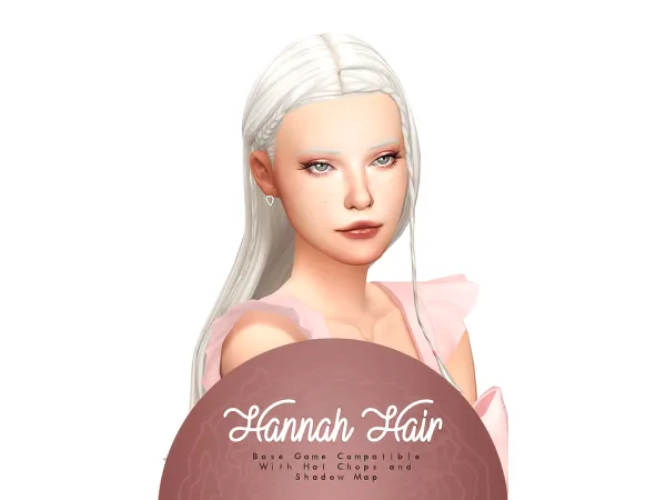 Maxis Match Hannah Hair by IsJao - The Sims 4 Custom Content