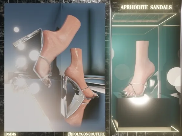 Alpha Aprhodite Sandals - The Sims 4 Custom Content