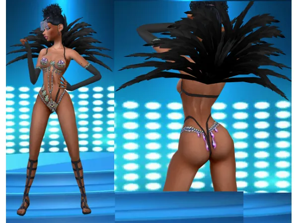 Alpha I love brazil set by afrosimmer - The Sims 4 Custom Content