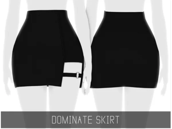 Dominate Skirt by Simpliciaty - The Sims 4 Custom Content