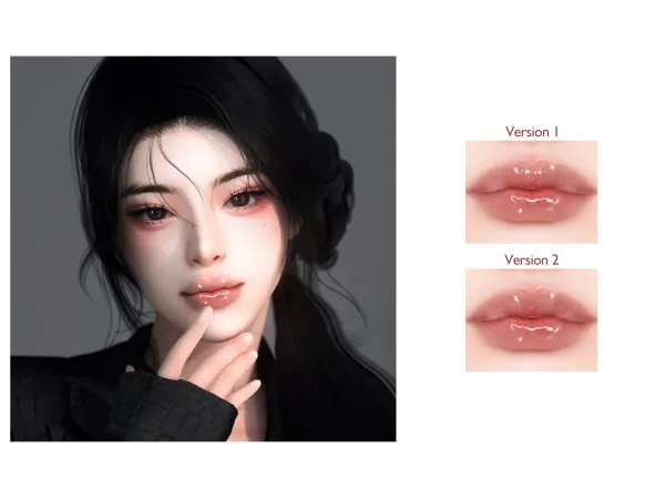 Alpha Lipstick R1 A B by Chih - The Sims 4 Custom Content