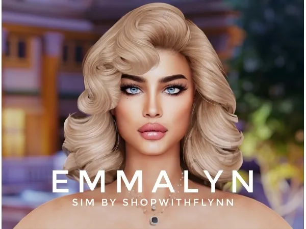 Alpha Emmalyn ( February Free Sim ) - The Sims 4 Custom Content