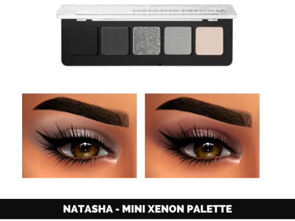 Alpha NATASHA MINI XENON PALETTE by fifthscreations - The Sims 4 Custom Content
