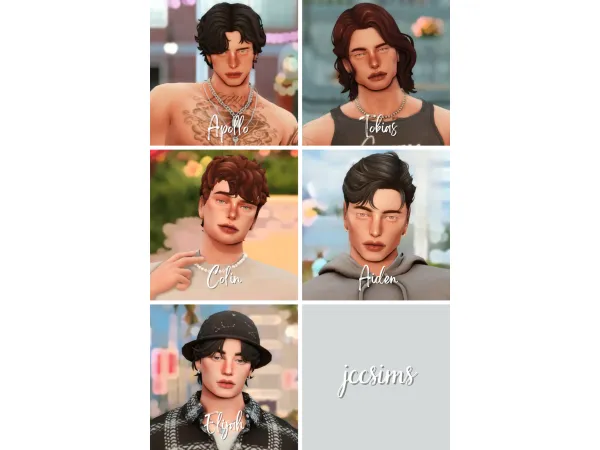 Maxis Match MY MALE SIMS DOWNLOAD WITH by jccsims - The Sims 4 Custom Content