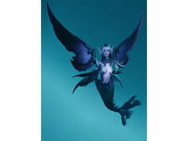 Mix DOWNLOAD Lost Ark Mermaid by Simsonico - The Sims 4 Custom Content