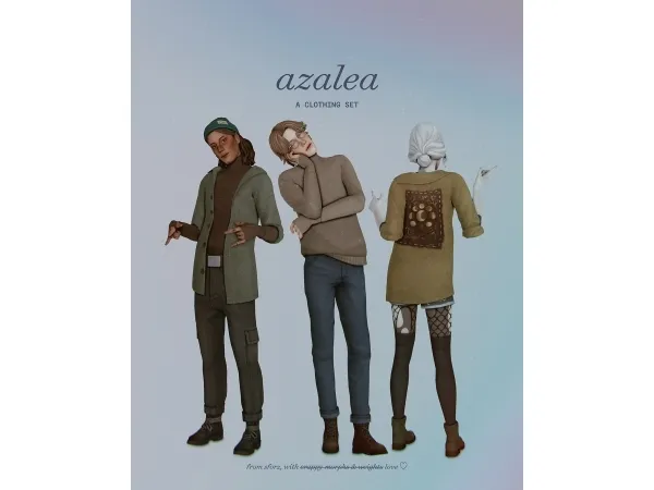 Maxis Match [part ii of iv] azalea a (smaller) clothing set by sforzinda - The Sims 4 Custom Content