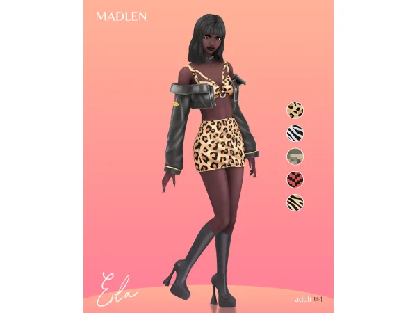 Maxis Match Erla Outfit Bundle by Madlen - The Sims 4 Custom Content