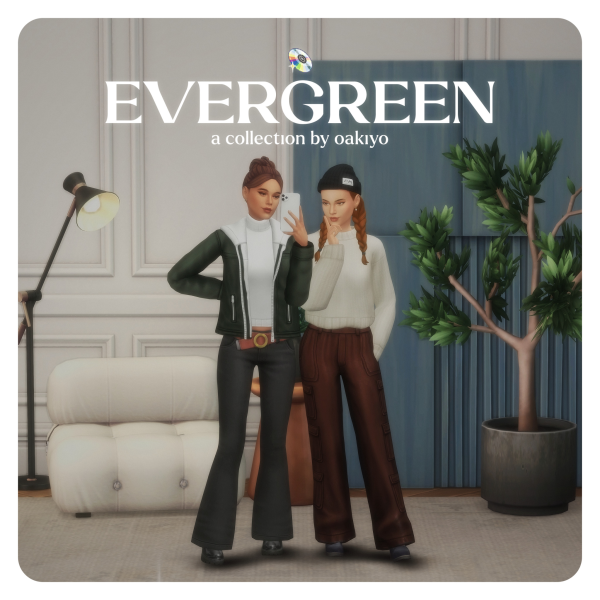 Maxis Match Evergreen Collection by simsfinds - The Sims 4 Custom Content