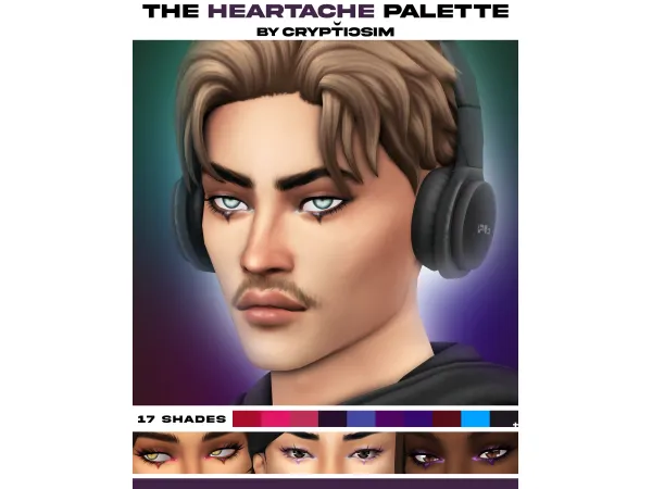 Maxis Match the heartache palette by crypticsim - The Sims 4 Custom Content