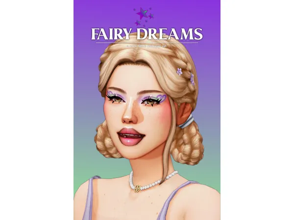 Maxis Match fairy dreams a cute little makeup set by Lady Simmer - The Sims 4 Custom Content