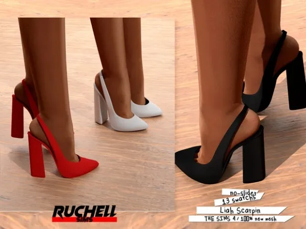 Alpha LIAH SCARPIN - The Sims 4 Custom Content