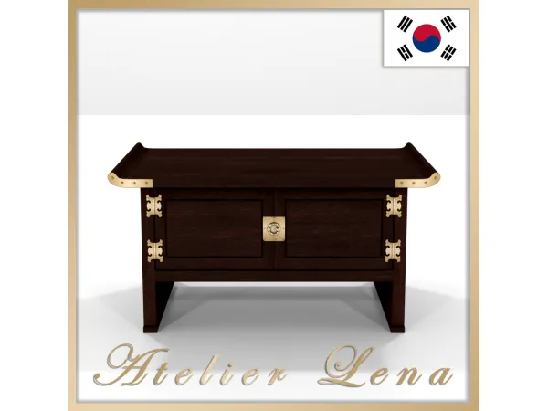 Alpha [Atelier Lena] Korean Candle Table by Atelier Lena - The Sims 4 Custom Content