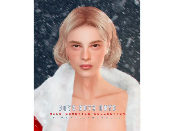 Alpha Boys Boys Boys male genetics collection - The Sims 4 Custom Content