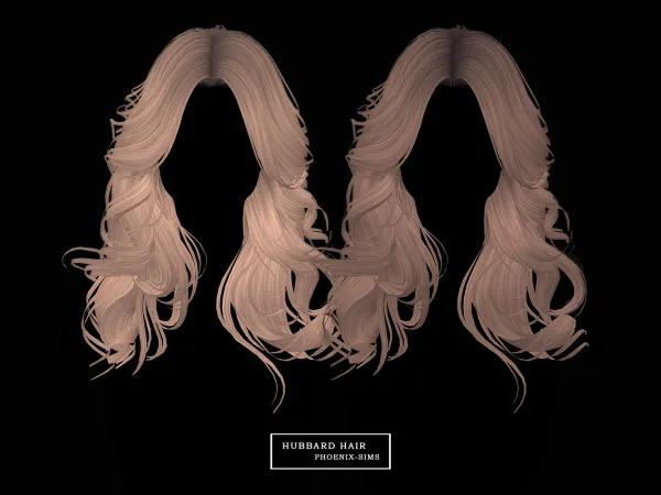 Alpha Hubbard Hair - The Sims 4 Custom Content