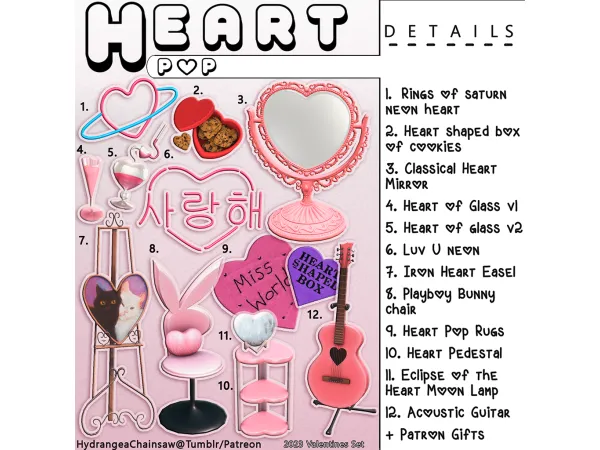 Alpha Heartpop - The Sims 4 Custom Content