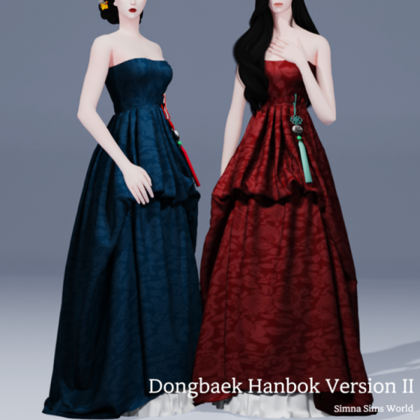 Alpha Dongbaek Hanbok Version 2 by simsfinds - The Sims 4 Custom Content