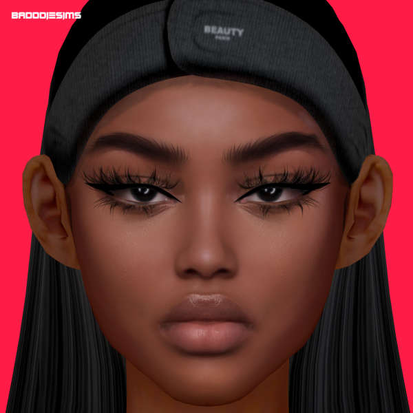Alpha 3D LASHES L40 by simsfinds - The Sims 4 Custom Content