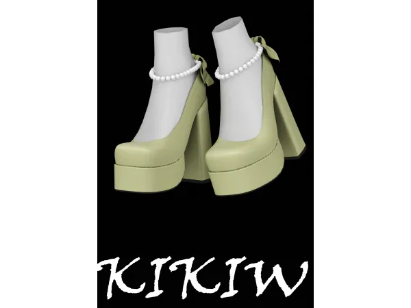 Alpha [KIKIW]Elegant woman high heels by KIKIW - The Sims 4 Custom Content