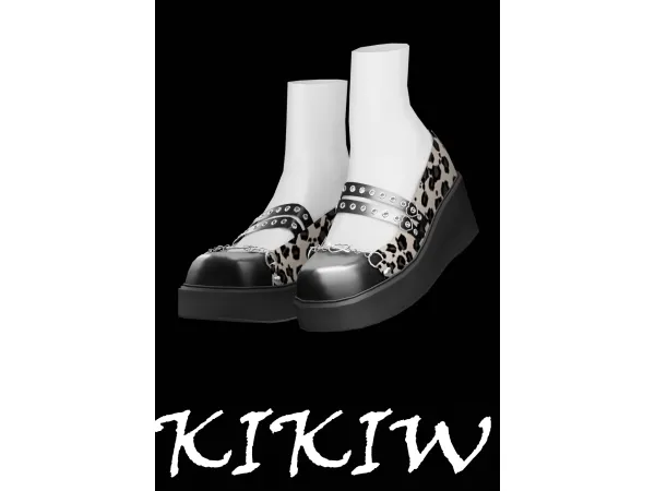 Alpha [KIKIW]Rebellious Sandwich Platform Shoes by KIKIW - The Sims 4 Custom Content
