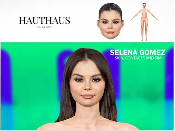 Alpha Selena Gomez Skin and Sim for (Super Real) by Hauthaus - The Sims 4 Custom Content