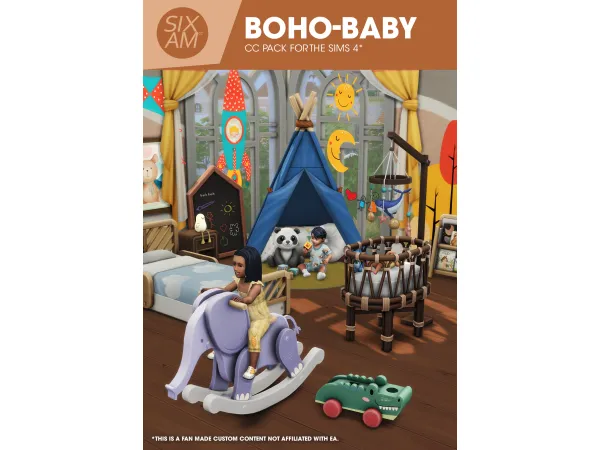 Maxis Match Boho Baby ( Pack for ) by SIXAM CC - The Sims 4 Custom Content