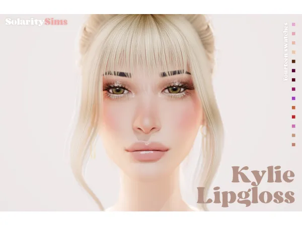 Alpha Kylie Gloss - The Sims 4 Custom Content