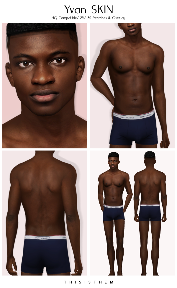 Alpha Yvan Skin Sim by thisisthem - The Sims 4 Custom Content